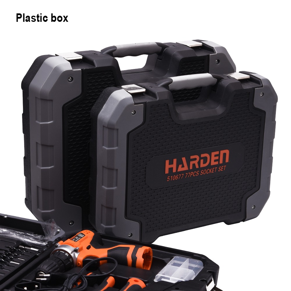 Juego de Taladro de Impacto Multifuncional de 75 Piezas HARDEN 510875 - Profesional - Imagen 7