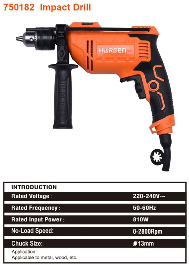 Taladro Eléctrico Recargable Harden – Construcción Confiable - Imagen 5