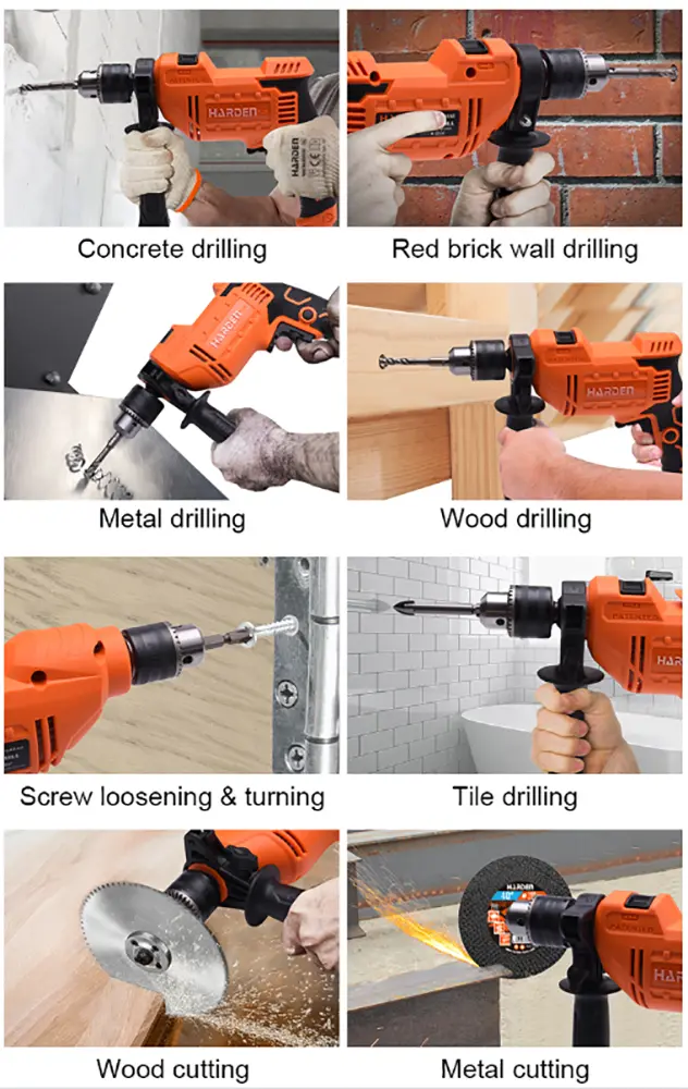 Taladro Eléctrico Recargable Harden – Construcción Confiable - Imagen 9