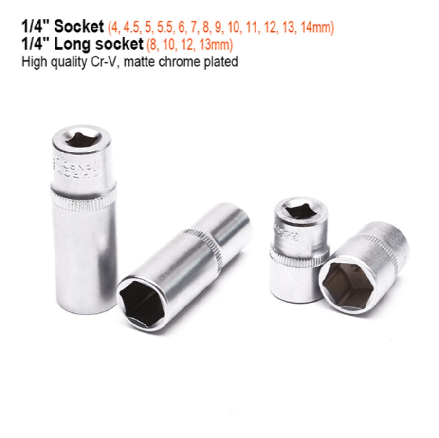 Kit de Dados y Carraca HARDEN 520631 (24 Piezas) - Imagen 4